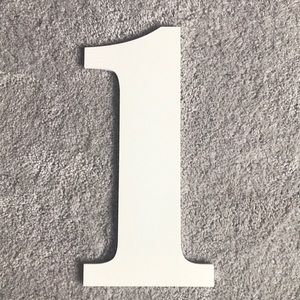 1st Birthday Number One Photo Prop